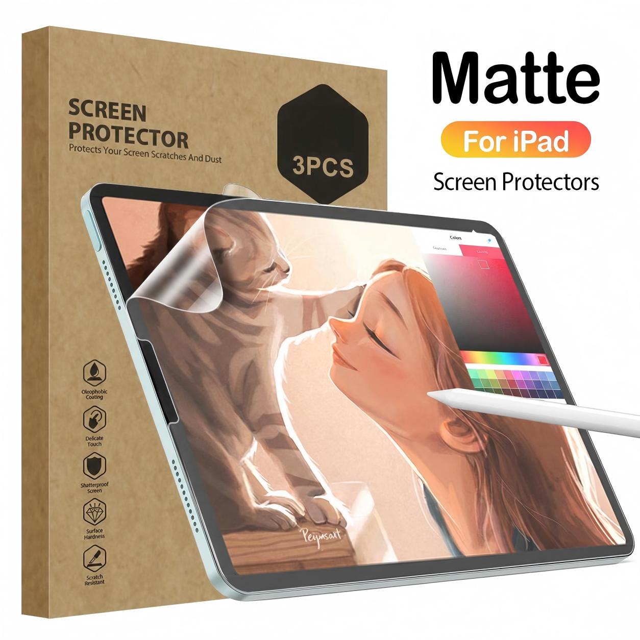 Matte Anti Glare Screen - 3 szt. Matowa folia ochronna na
