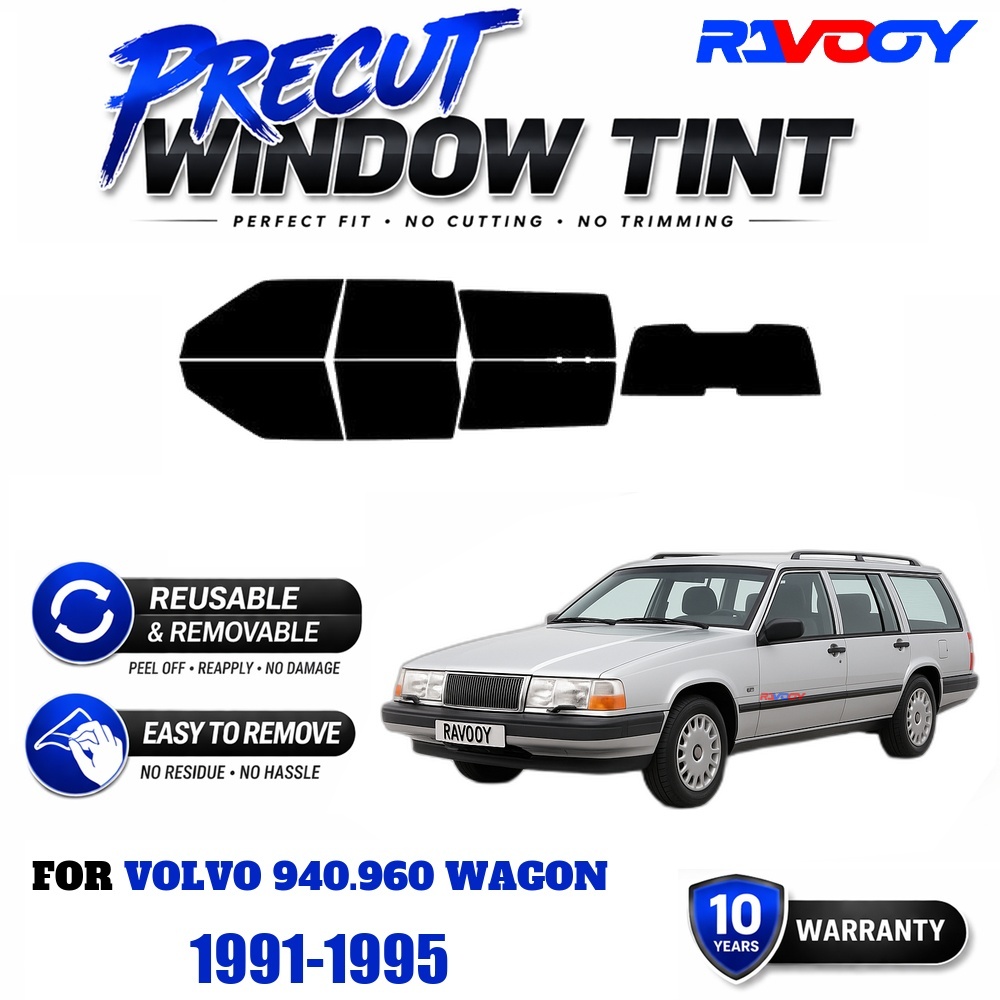 Air Bubble Remover - RAVOOY Wstępnie Przycięta Folia do Okien,