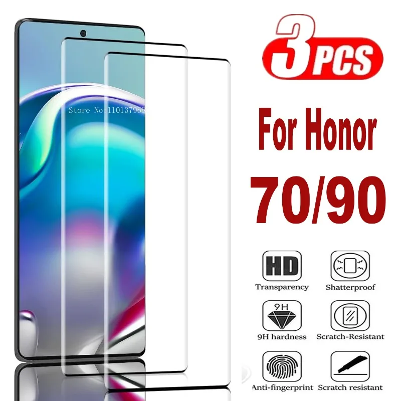 Curved Edge Screen - 3 szt. Szkło hartowane do Huawei